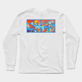 Las Vegas Arts District Brick Graffiti Long Sleeve T-Shirt